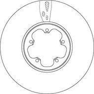 TRW Brake Disc DF6752S, set of 2 - Brake Disc