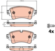TRW Brake Pads GDB2132 - Brake Pads