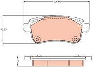 TRW Brake Pads GDB2136 - Brake Pads