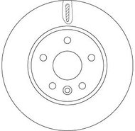 TRW Brake disc DF6819, set of 2 - Brake Disc