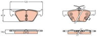 TRW Brake Pads GDB3639 - Brake Pads
