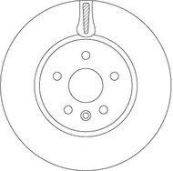 TRW Brake disc DF6820, set of 2 - Brake Disc