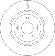 TRW Brake disc DF7592, set of 2 - Brake Disc