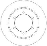 TRW Brake disc DF6790, set of 2 - Brake Disc