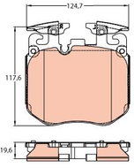 TRW Brake Pads GDB2147 - Brake Pads