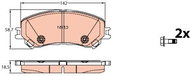 TRW Brake Pads GDB2152 - Brake Pads
