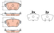 TRW Brake Pads GDB2155 - Brake Pads