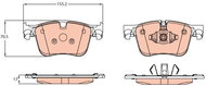 TRW Brake Pads GDB2193 - Brake Pads