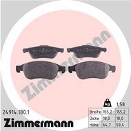 ZIMMERMANN Brake Pads 24914.180.1 - Brake Pads