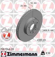 ZIMMERMANN Brake Disc 250.1346.20 - Brake Disc