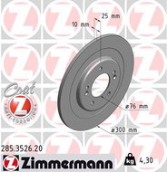 ZIMMERMANN Brake Disc 285.3526.20 - Brake Disc