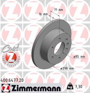 ZIMMERMANN Brake Disc 400.6477.20 - Brake Disc