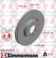 ZIMMERMANN Brake Disc 600.3249.20 - Brake Disc