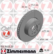 ZIMMERMANN Brake Disc 150.3403.20 - Brake Disc