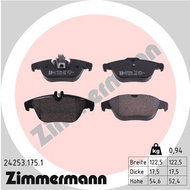 ZIMMERMANN Brake Pads 24253.175.1 - Brake Pads