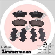 ZIMMERMANN Brake Pads 24578.165.1 - Brake Pads