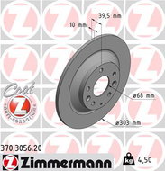 ZIMMERMANN Brake Disc 370.3056.20 - Brake Disc