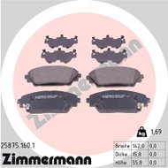 ZIMMERMANN Brake Pads 25875.160.1 - Brake Pads