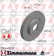 ZIMMERMANN Brake Disc 370.4403.20 - Brake Disc