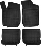 Foot mats with raised edge for Skoda Fabia III from 2014 - Car Mats