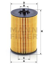 MANN-FILTER HU7020z - Olejový filtr - Hlavní obrázek