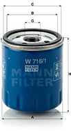 MANN-FILTER W716/1 - Oil Filter