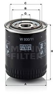 MANN-FILTER W930/11 - Oil Filter