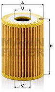 MANN-FILTER HU719/3x - Oil Filter
