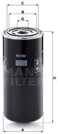 MANN-FILTER WD962 - Olejový filtr