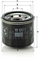 MANN-FILTER W6011 - Olajszűrő