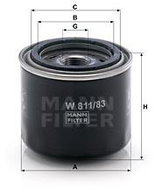 MANN-FILTER W811/83 - Oil Filter