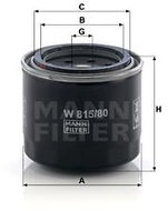 MANN-FILTER W815/80 - Olejový filtr