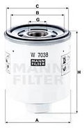 MANN-FILTER W7038 - Oil Filter