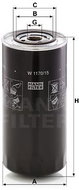 MANN-FILTER W1170/15 - Olejový filtr