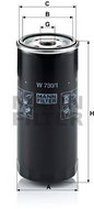 MANN-FILTER W730/1 - Oil Filter