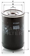 MANN-FILTER W936/5 - Oil Filter