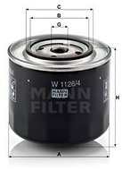MANN-FILTER W1126 - Olejový filtr