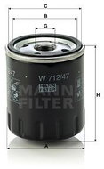 MANN-FILTER W712/47 - Oil Filter