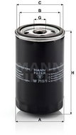 MANN-FILTER W719/1 - Oil Filter