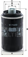 MANN-FILTER W719/53 - Oil Filter