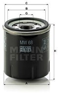 MANN-FILTER MW68 - Olejový filtr