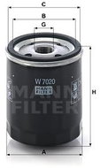 MANN-FILTER W7020 - Oil Filter