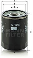 MANN-FILTER W713/20 - Oil Filter