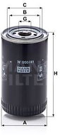 MANN-FILTER W950/41 - Olejový filtr