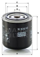 MANN-FILTER W920/46 - Olejový filtr