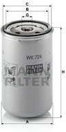 MANN-FILTER WK724 - Fuel Filter