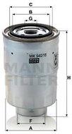 MANN-FILTER WK940/16x - Fuel Filter