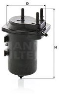 MANN-FILTER WK939/6 - Fuel Filter