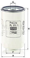 MANN-FILTER PL271/1 - Fuel Filter