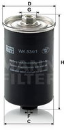 MANN-FILTER WK834/1 - Fuel Filter